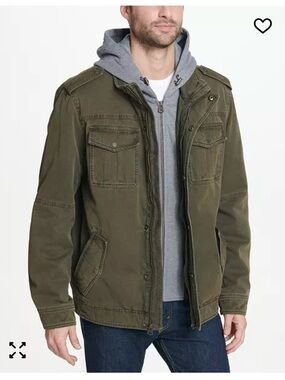 Levi’s Men's Sherpa-lined hooded jacket